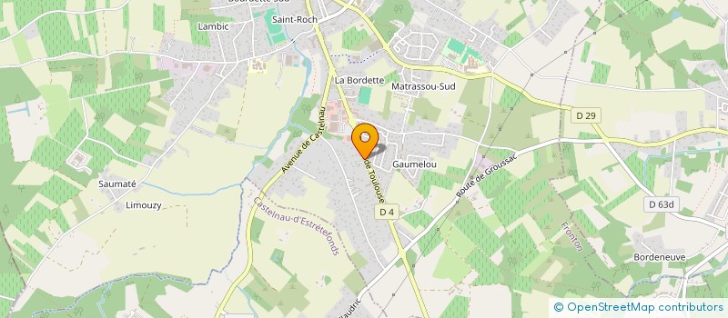 localisation de l'entreprise TOUS EGAUX TOUS SOLIDAIRES  FRONTON