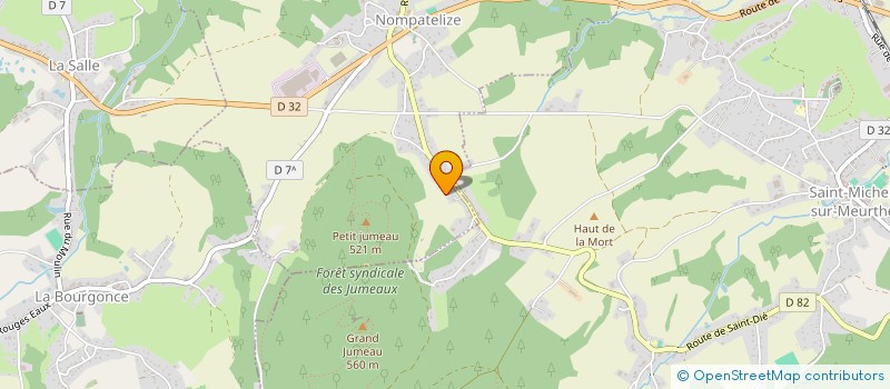 localisation de l'entreprise TOUS-ELEC  NOMPATELIZE