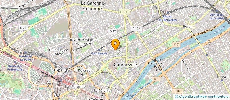 localisation de l'entreprise TOUS EN COEUR CONTRE LA DREPA à COURBEVOIE