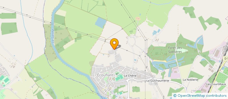 localisation de l'entreprise TOUS EN FETES  ECOUFLANT