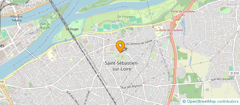 localisation de l'entreprise TOUS EN FORME à SAINT-SEBASTIEN-SUR-LOIRE