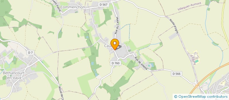 localisation de l'entreprise TOUS EN FORME  CAUMONT