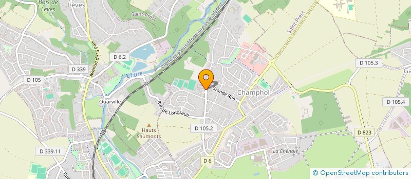 localisation de l'entreprise TOUS EN JAUNE à CHAMPHOL