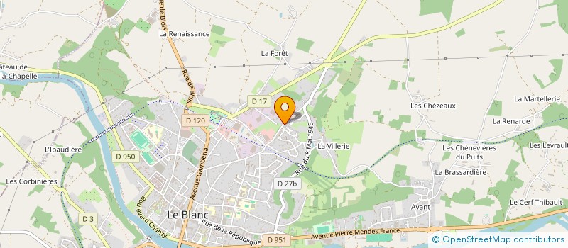 localisation de l'entreprise TOUS EN MARCHE AVEC DORIAN à POULIGNY-SAINT-PIERRE