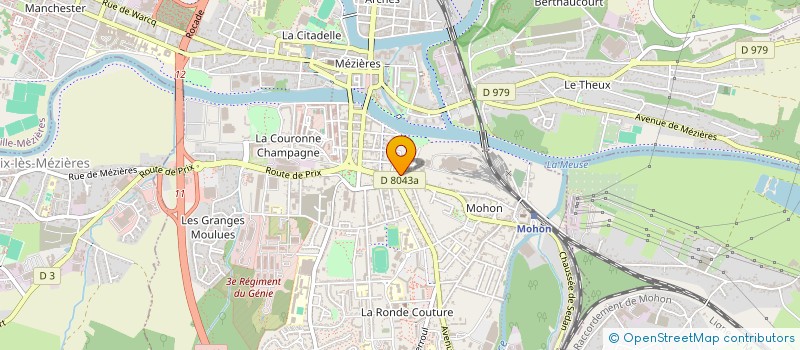 localisation de l'entreprise TOUS EN SCENE 08  CHARLEVILLE MEZIERES