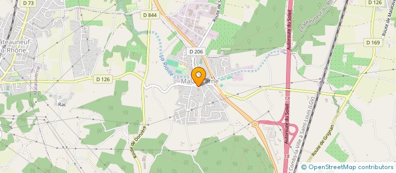 localisation de l'entreprise TOUS EN SCENE  MALATAVERNE