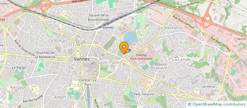 localisation de l'entreprise TOUS EN SCENE à VANNES