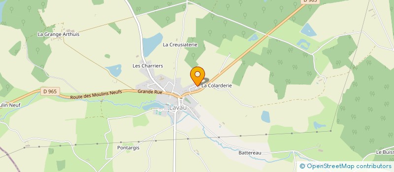 localisation de l'entreprise TOUS EN SCENE 89  LAVAU