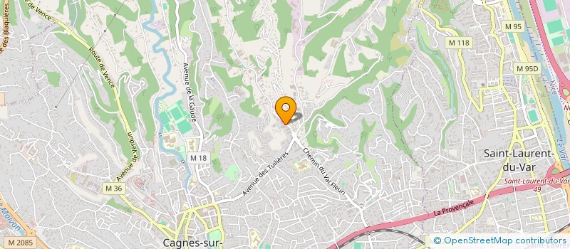 localisation de l'entreprise TOUS EN SCENE à CAGNES-SUR-MER