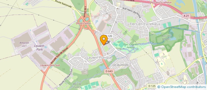 localisation de l'entreprise TOUS EN SCENE  LAUWIN-PLANQUE