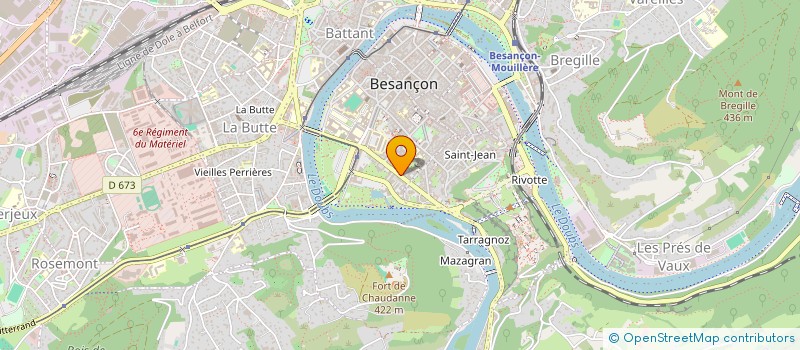 localisation de l'entreprise TOUS EN SCENE - BESANCON  BESANCON