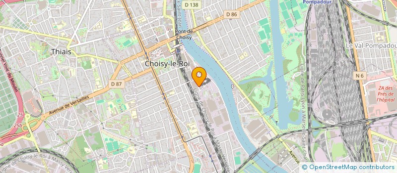 localisation de l'entreprise TOUS EN SEINE à CHOISY-LE-ROI