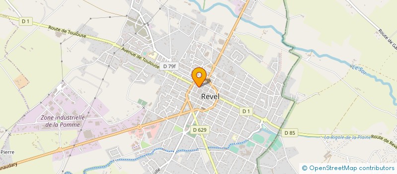 localisation de l'entreprise TOUS EN SPORT à REVEL