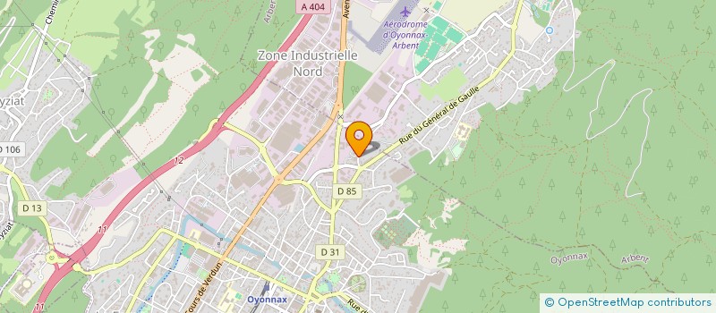 localisation de l'entreprise TOUS ENSEMBLE à OYONNAX