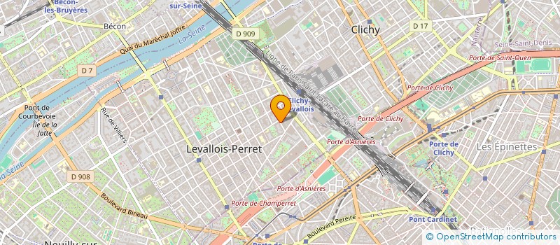 localisation de l'entreprise TOUS ENSEMBLE à LEVALLOIS-PERRET