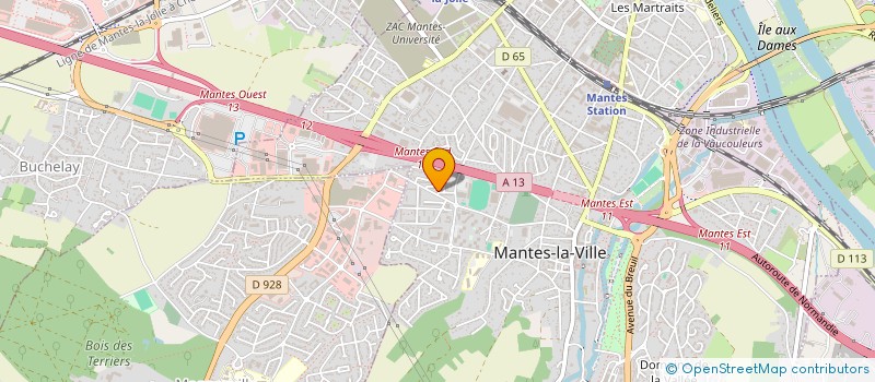 localisation de l'entreprise TOUS ENSEMBLE à MANTES-LA-VILLE