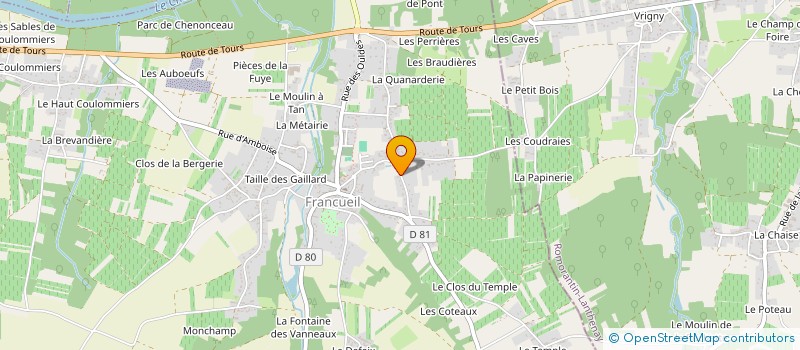 localisation de l'entreprise TOUS ENSEMBLE AVEC ELISE  FRANCUEIL