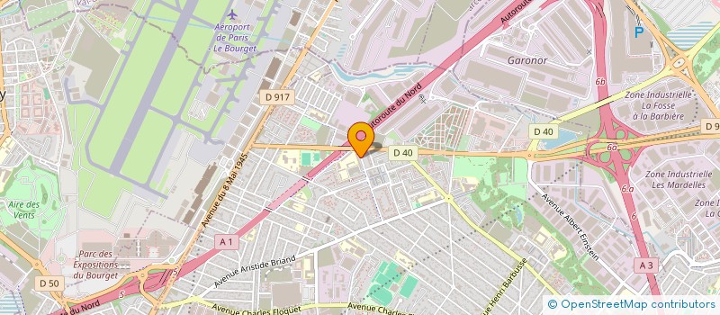 localisation de l'entreprise TOUS ENSEMBLE DOM TOM à LE BLANC-MESNIL
