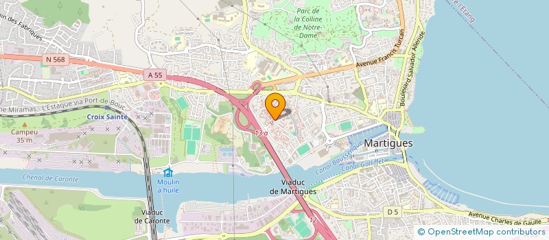 localisation de l'entreprise TOUS ENSEMBLE EN CHANSON à MARTIGUES