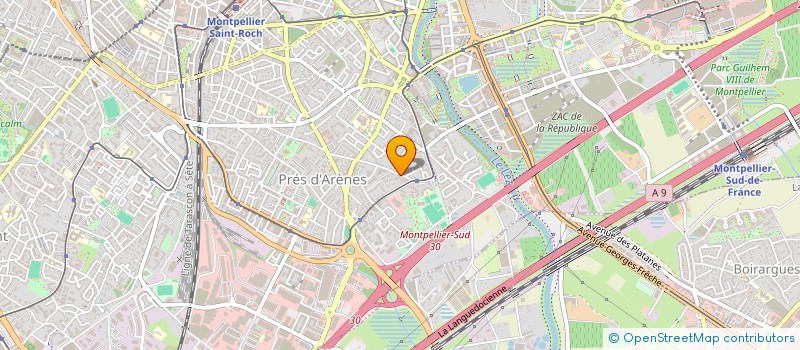localisation de l'entreprise TOUS ENSEMBLE HERAULT à MONTPELLIER