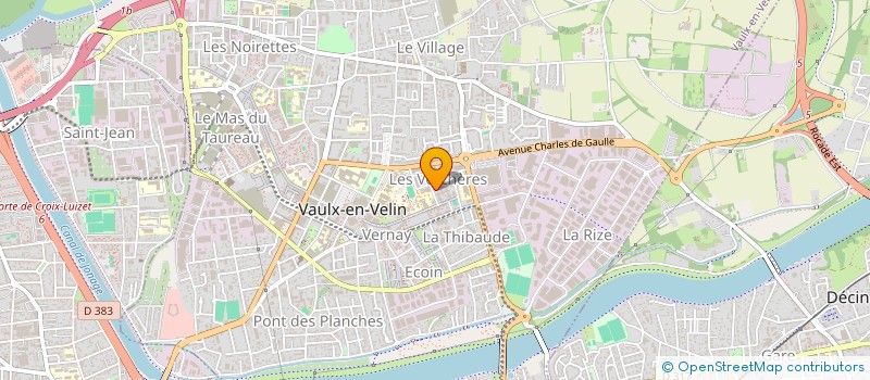 localisation de l'entreprise TOUS ENSEMBLE ON SE RENCONTRE  VAULX EN VELIN