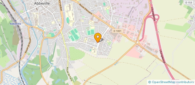 localisation de l'entreprise TOUS ENSEMBLE POUR NOTRE ANGE GARDIEN à ABBEVILLE