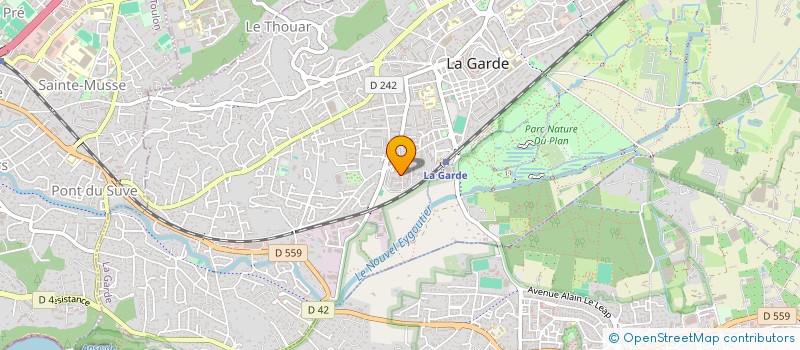 localisation de l'entreprise TOUS ENSEMBLES à LA GARDE