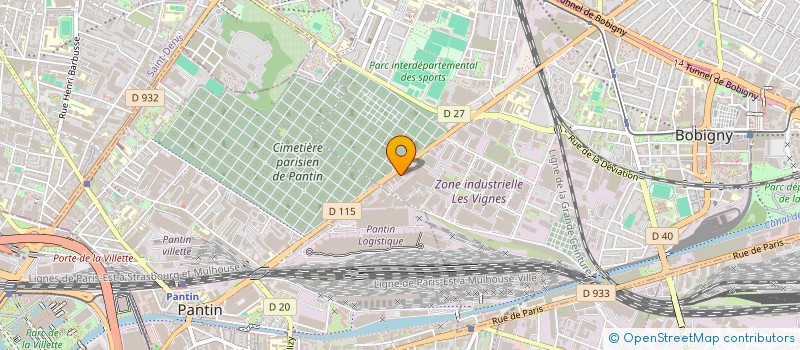 localisation de l'entreprise TOUS-FORMA  BOBIGNY