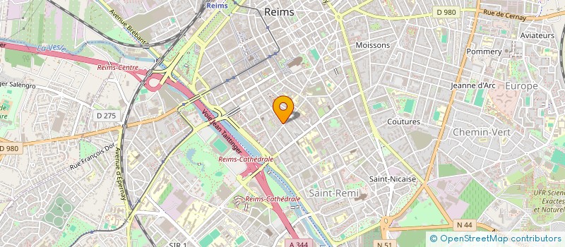 localisation de l'entreprise TOUS FOUS D'ECHECS  REIMS