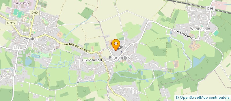 localisation de l'entreprise TOUS GARDIENS DU VIVANT HDF  BOURGHELLES