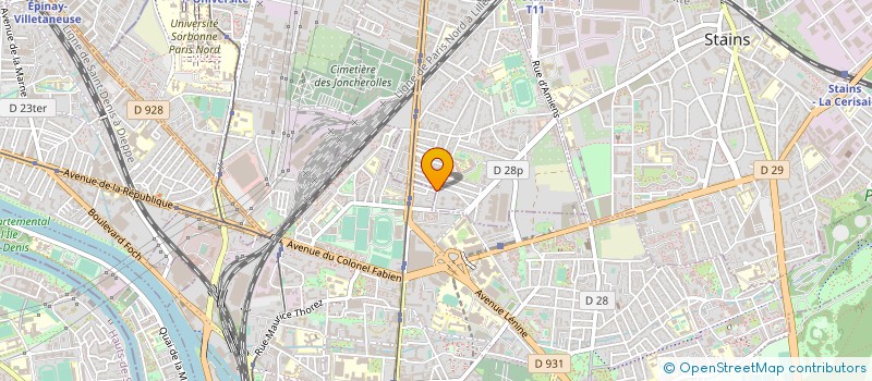 localisation de l'entreprise TOUS LES JEUNES EN VACANCES -TJV- à SAINT-DENIS