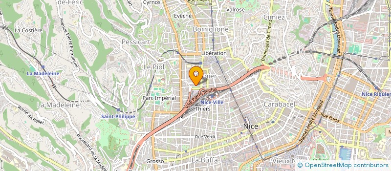 localisation de l'entreprise TOUS LES PLASTIQUES DU BATIMENT à NICE