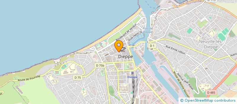 localisation de l'entreprise TOUS LES ZARTS à DIEPPE