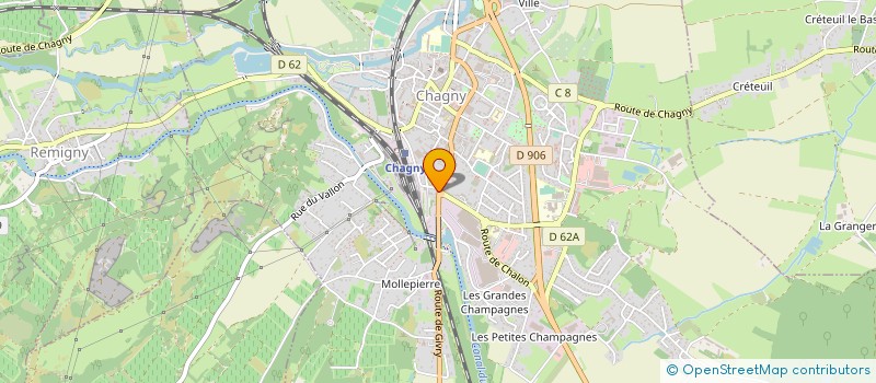 localisation de l'entreprise TOUS LIES EN TEAM EUROPA (TOLITE)  CHAGNY