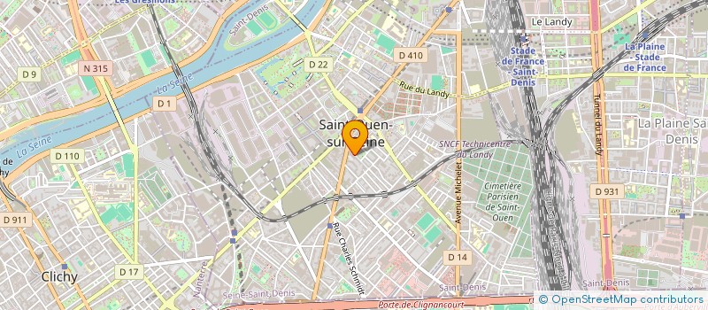 localisation de l'entreprise TOUS MES DROITS à SAINT-DENIS