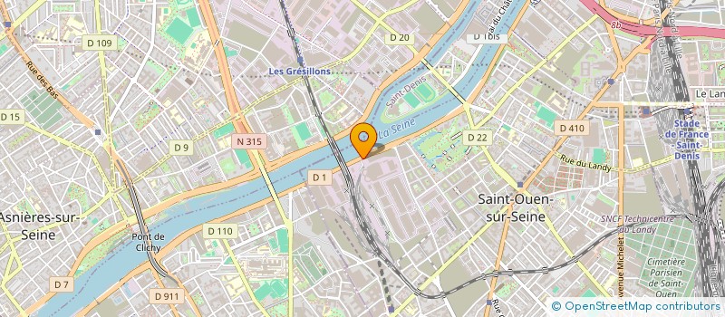 localisation de l'entreprise TOUS NEGOCES MB  SAINT-OUEN-SUR-SEINE