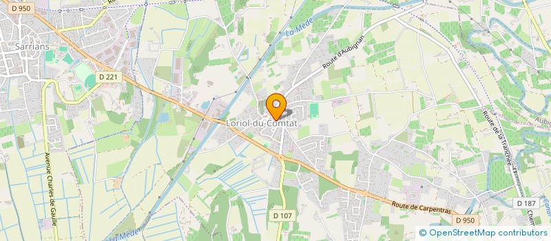 localisation de l'entreprise TOUS O JEUX  LORIOL-DU-COMTAT