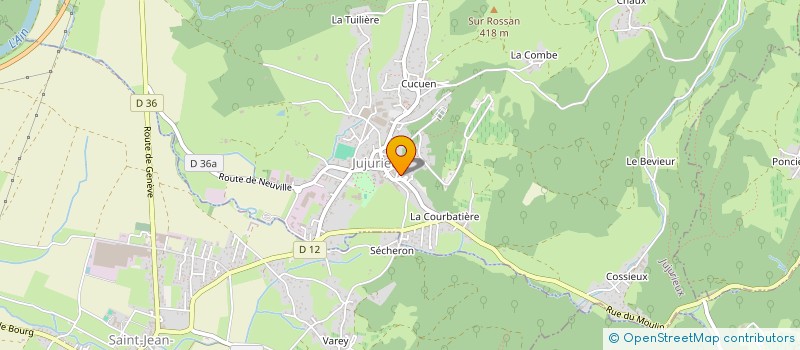 localisation de l'entreprise TOUS POUR AIN à JUJURIEUX