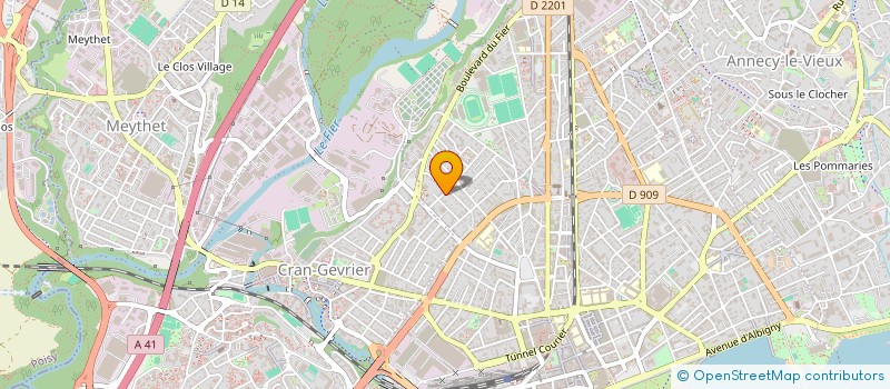 localisation de l'entreprise TOUS POUR ELAINE à ANNECY