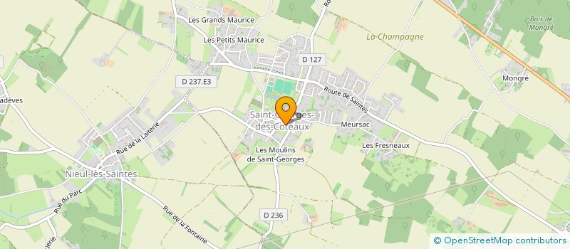 localisation de l'entreprise TOUS POUR L'ECOLE  SAINT-GEORGES-DES-COTEAUX