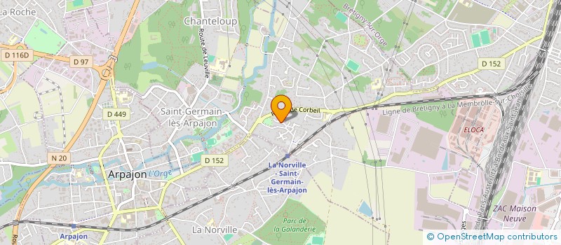 localisation de l'entreprise TOUS POUR LYDIA à SAINT-GERMAIN-LES-ARPAJON