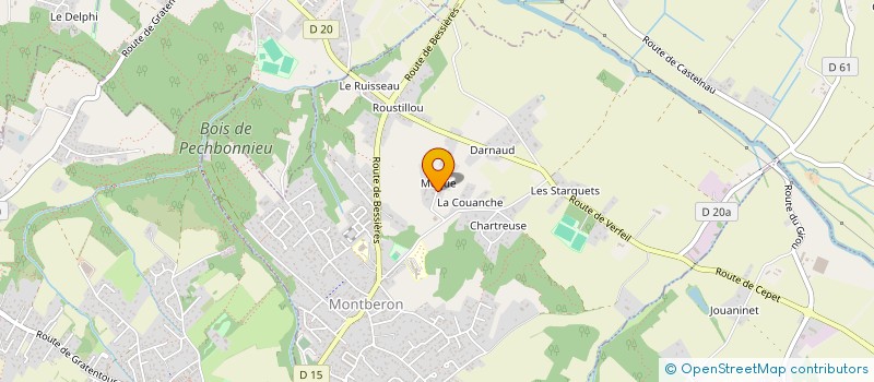 localisation de l'entreprise TOUS POUR TOUS  MONTBERON