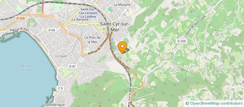 localisation de l'entreprise TOUS POUR UN UN POUR TOUS à SAINT-CYR-SUR-MER