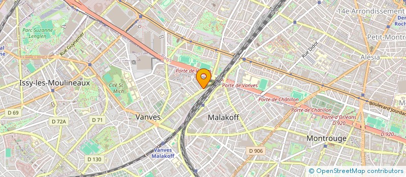 localisation de l'entreprise TOUS POUR UN -UN POUR TOUS SOLID PREVE à VANVES
