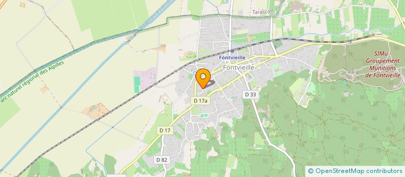 localisation de l'entreprise TOUS POUR UNE  FONTVIEILLE