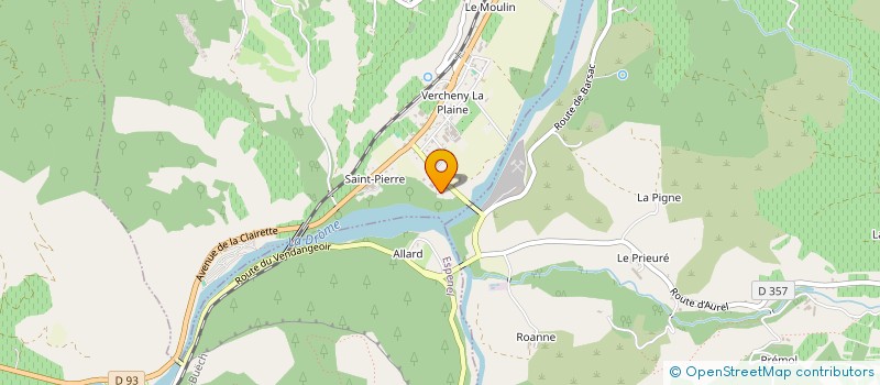 localisation de l'entreprise TOUS POUR UNE  VERCHENY