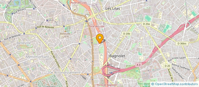 localisation de l'entreprise TOUS PRODUITS ALIMENTAIRES  PARIS