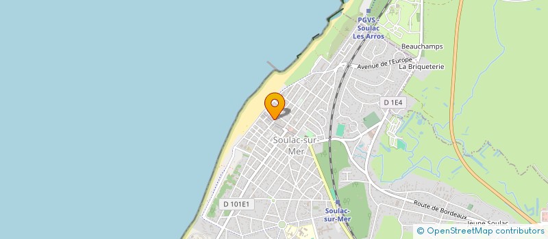 localisation de l'entreprise TOUS PROJETS IMMOBILIERS  SOULAC-SUR-MER