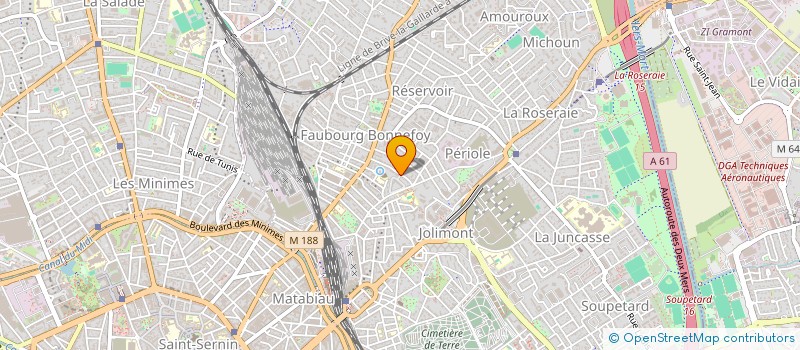 localisation de l'entreprise TOUS SAINTS à TOULOUSE