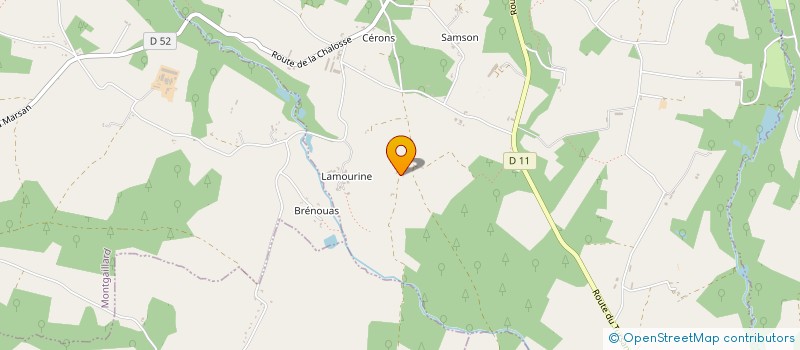 localisation de l'entreprise TOUS SENSIBLES  LARRIVIERE-SAINT-SAVIN